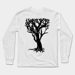 black tree Long Sleeve T-Shirt